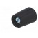 Knob | without pointer | ABS | Øshaft: 3.18mm | Ø10.5x14mm | black image 2