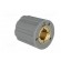 Knob | without pointer | ABS | Øshaft: 6mm | Ø16x15.5mm | grey | A2516 image 4