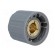 Knob | without pointer | ABS | Øshaft: 6mm | Ø20x15.5mm | grey | A2520 image 4