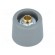 Knob | without pointer | polyamide | Øshaft: 6.35mm | Ø20x16mm | grey image 1