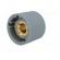 Knob | without pointer | polyamide | Øshaft: 6.35mm | Ø20x16mm | grey image 6