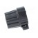 Precise knob | Shaft d: 6mm | Ø22.8x22.6mm | Colour: black paveikslėlis 3