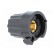 Precise knob | Shaft d: 6mm | Ø22.8x22.6mm | Colour: black paveikslėlis 4