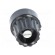 Precise knob | Shaft d: 6mm | Ø22.8x22.6mm | Colour: black paveikslėlis 9