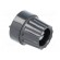 Precise knob | Shaft d: 6mm | Ø22.8x22.6mm | Colour: black paveikslėlis 8