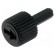 Knob | shaft knob | black | 10.8mm | for mounting potentiometers image 1