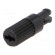 Knob | shaft knob | black | h: 11.7mm | Application: CA14 | B: 3.7mm image 1