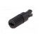 Knob | shaft knob | black | h: 11.7mm | Application: CA14 | B: 3.7mm image 2