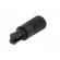 Knob | shaft knob | black | h: 11.7mm | Application: CA14 | B: 3.7mm фото 6