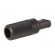Knob | shaft knob | black | Ø6x12mm | Application: PT15N | B: 9mm фото 2