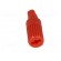 Knob | shaft knob | red | h: 11.7mm | Application: CA14 | B: 3.7mm фото 9