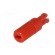 Knob | shaft knob | red | h: 11.7mm | Application: CA14 | B: 3.7mm фото 2