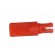 Knob | shaft knob | red | h: 11.7mm | Application: CA14 | B: 3.7mm фото 3