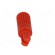 Knob | shaft knob | red | h: 11.7mm | Application: CA14 | B: 3.7mm фото 5
