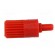 Knob | shaft knob | red | Ø5mm | for mounting potentiometers | CA6 image 3