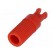 Knob | shaft knob | red | Ø6x12mm | Application: PT15N | B: 9mm image 1