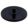 Knob | thumbwheel | black | Ø21mm | Application: CA9M фото 1