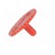 Knob | thumbwheel | red | Ø11.5mm | Application: CA9M фото 3