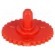 Knob | thumbwheel | red | Ø11.5mm | Application: CA9M фото 1