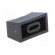 Knob: slider | black | 23x11x11mm | width shaft 6,3mm | plastic image 4