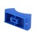 Knob: slider | blue | 24x11x10mm | Width shaft 4mm | plastic image 8