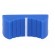 Knob: slider | Colour: blue | 24x11x10mm | Mat: plastic | Pointer: white paveikslėlis 3