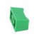 Knob: slider | Colour: green | 23x11x11mm | Mat: plastic image 7
