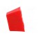 Knob: slider | Colour: red | 20x14x13mm | Mat: plastic | Pointer: white image 3