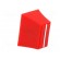 Knob: slider | Colour: red | 20x14x13mm | Mat: plastic | Pointer: white image 8