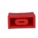 Knob: slider | red | 23x11x11mm | Width shaft 3/4mm | plastic image 5