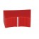 Knob: slider | red | 23x11x11mm | Width shaft 3/4mm | plastic image 9