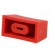 Knob: slider | Colour: red | 23x11x11mm | Mat: plastic | Pointer: white image 6