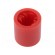 Knob: slider | Colour: red | Ø8.2x8.9mm | Mat: nylon | Mounting: push-in image 2
