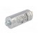 Capacitor: for discharge lamp | 20uF | 450VAC | ±5% | Ø40x88mm image 2