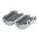 Ferrite: two-piece | on round cable | A: 30mm | B: 23mm | C: 7mm | grey image 4