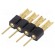 Adapter | pin strips | PIN: 4 | straight | 2.54mm | THT,soldering | 1x4 image 1