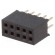 Socket | pin strips | female | PIN: 10 | straight | 1.27mm | THT | 2x5 | 1A image 1