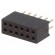 Socket | pin strips | female | PIN: 12 | straight | 1.27mm | THT | 2x6 | 1A image 1