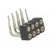 Socket | pin strips | female | PIN: 8 | turned contacts | angled 90° paveikslėlis 8