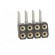 Socket | pin strips | female | PIN: 8 | turned contacts | angled 90° image 9
