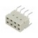 Socket | wire-board | female | DUBOX | 2.54mm | PIN: 8 | THT | 2A | straight фото 1