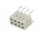 Socket | wire-board | female | DUBOX | 2.54mm | PIN: 8 | THT | 2A | straight фото 2
