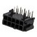Socket | wire-board | male | 3mm | PIN: 10 | THT | on PCBs,PCB snap | 5A image 1