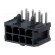 Socket | wire-board | male | Minitek Pwr 3.0 | 3mm | PIN: 8 | PCB snap-in image 1