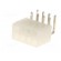 Socket | wire-board | male | N42G | 4.2mm | PIN: 8 | THT | 600V | 9A | tinned image 2