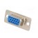 D-Sub HD | PIN: 15 | plug | female | for cable | straight | soldering paveikslėlis 2