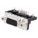 D-Sub HD | PIN: 15 | socket | female | on PCBs,PCB snap | angled 90° image 1