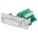 D-Sub | PIN: 15 | plug | female | for cable | screw terminal | 5A | 60V image 1