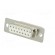 D-Sub | PIN: 15 | plug | female | for cable | Type: w/o contacts | 3A | 250V paveikslėlis 2
