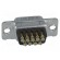 D-Sub | PIN: 9 | plug | female | for cable | screw terminal | 7.5A | 300VAC paveikslėlis 5